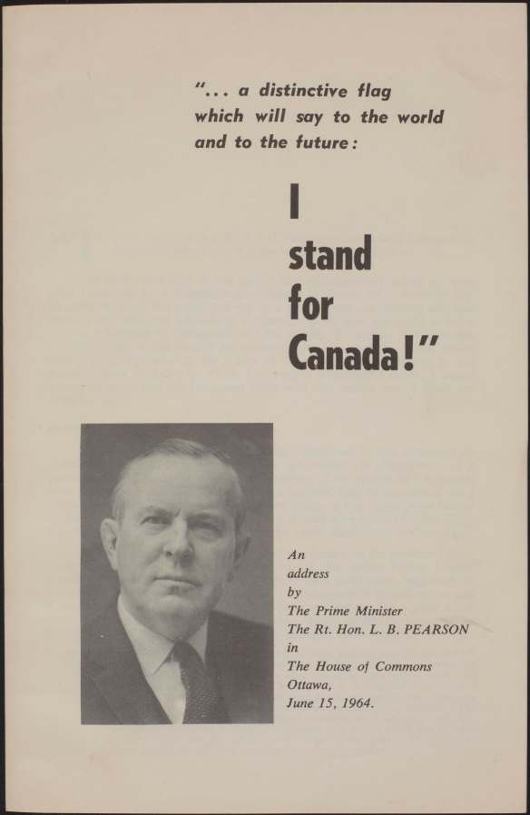 Page couverture d’un discours publié. Comprend du texte et le portrait d’un homme blanc.