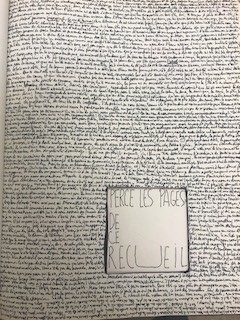 Images de deux pages du livre de Normand Chaurette Œuvres complètes. Tome I.