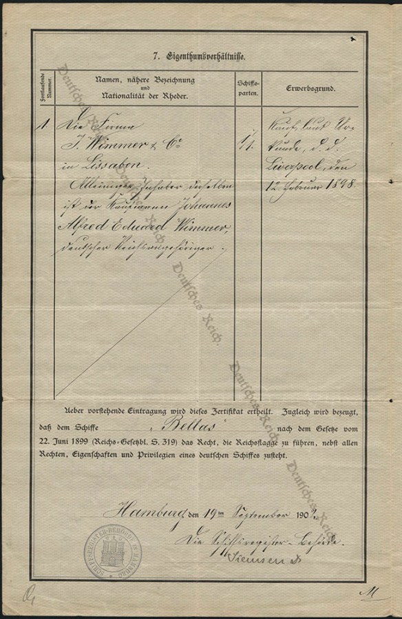 Document dactylographié et manuscrit écrit en allemand.