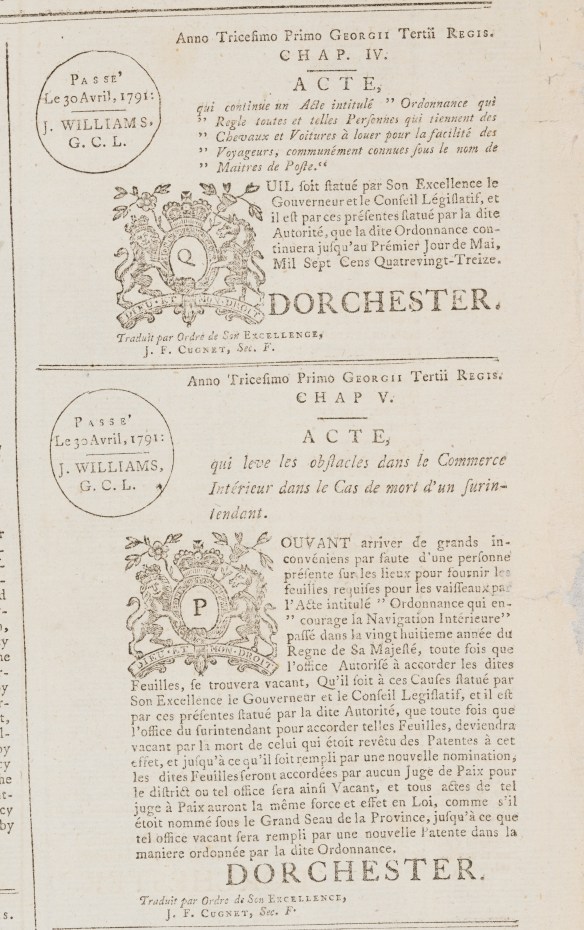 Coupure de journal montrant comment l’imprimeur pouvait insérer la lettre décorative de son choix dans un cercle vide.